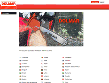 Tablet Screenshot of dolmar.com